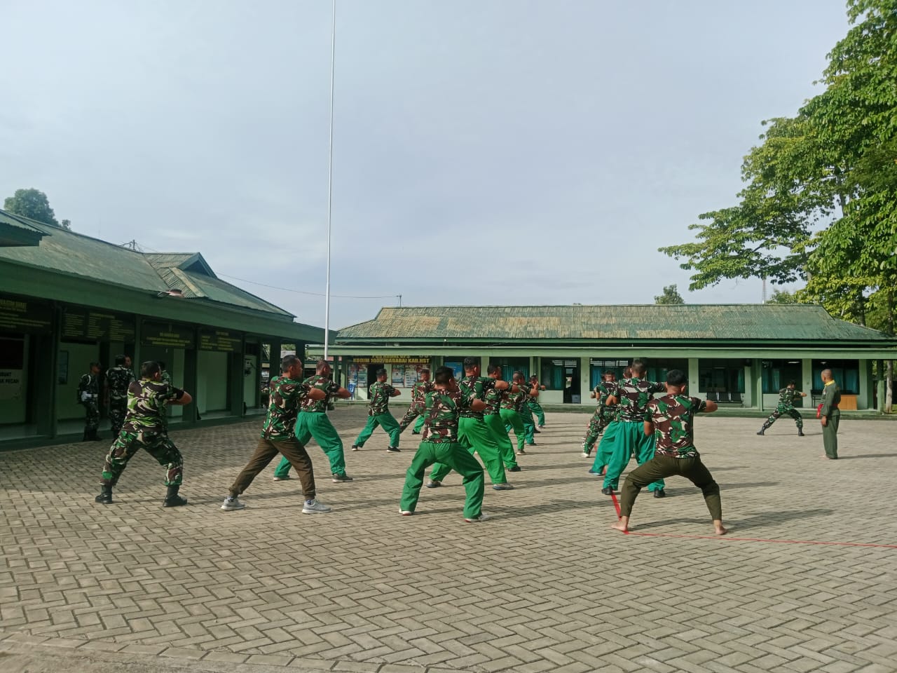 Kodim 1002/HST Tingkatkan Mental dan Fisik Prajurit, Melalui Latihan PSM