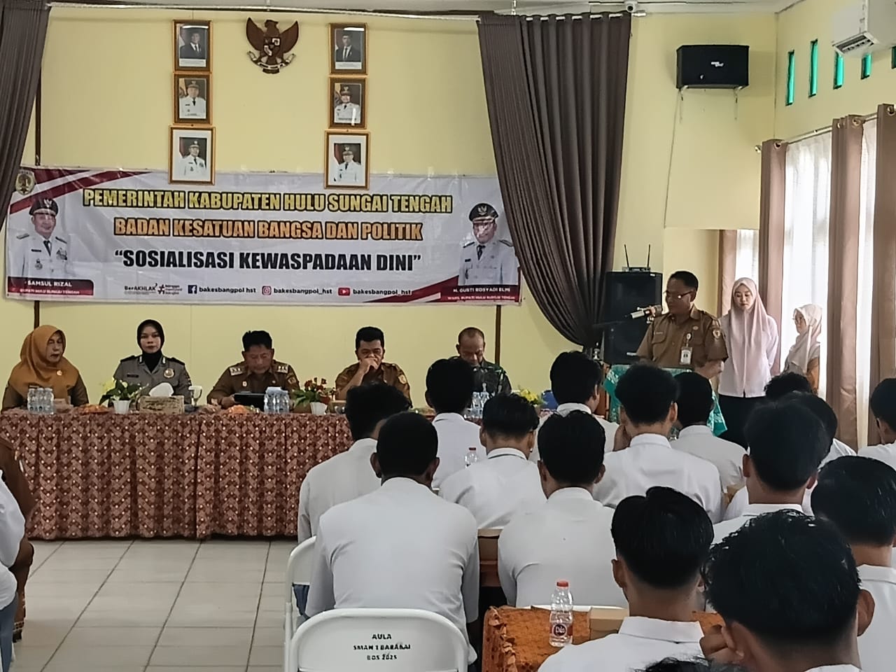 Ancaman Nyata bagi Kebhinekaan, Kodim 1002/HST Beri Pencerahan di Sekolah