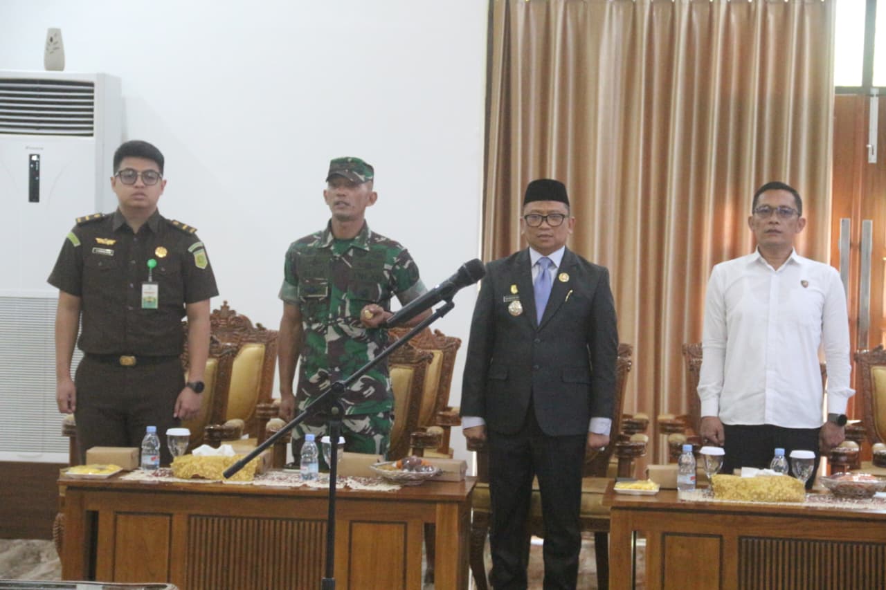 Pelantikan Pejabat Pemkab Tabalong, Dandim 1008 Tegaskan Dukungan TNI