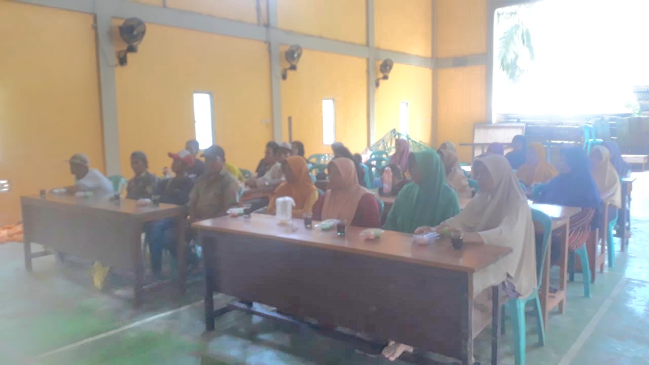 Babinsa Samustida Hadiri Kegiatan Laporan Pertanggungjawaban KSM dan Pelatihan KKP Dak Sanitasi Wilayah Binaan