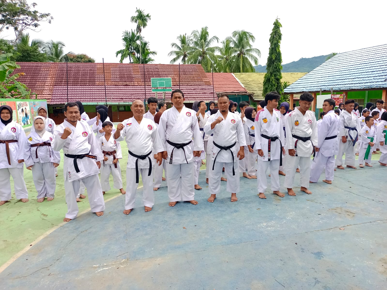 UKT Karatedo di Tabalong Berlangsung Sukses, Babinsa Barabai Turut Menjadi Tim Penguji