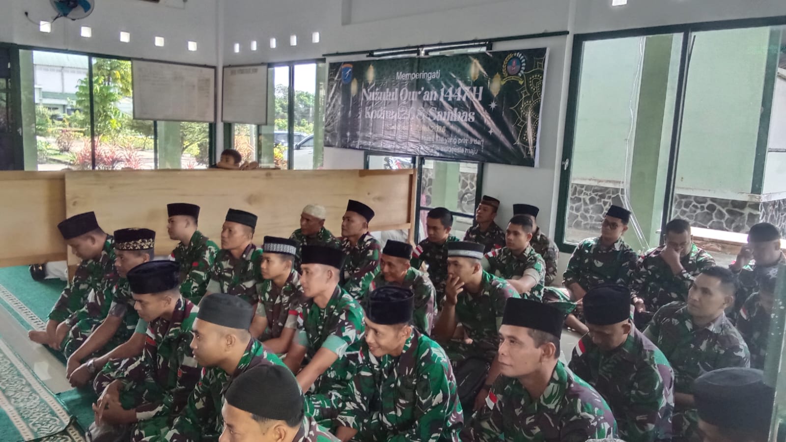 Kodim 1208/Sambas Gelar Peringatan Nuzulul Qur’an 1447 H 2026 M