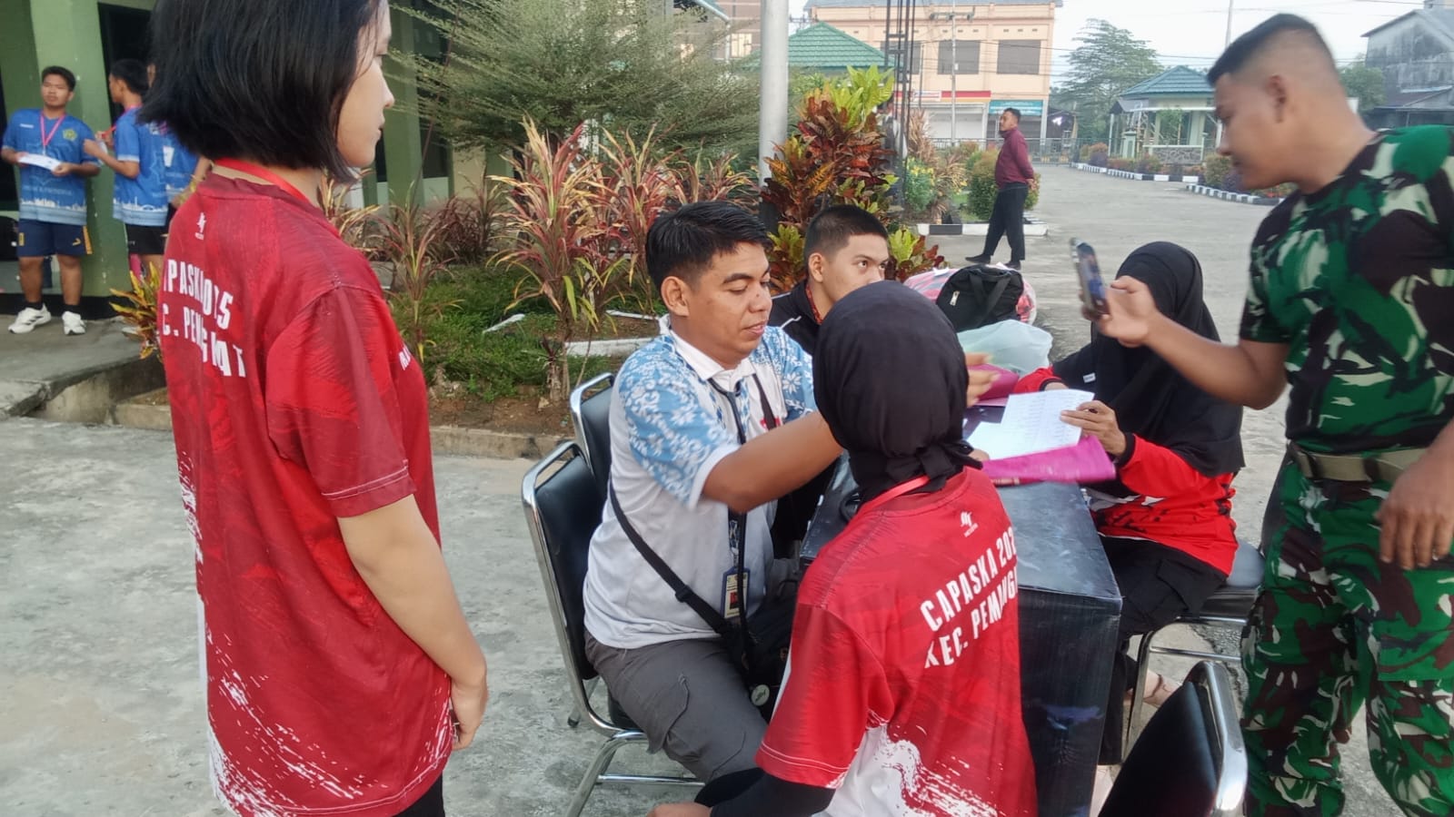 Kodim 1208/Sambas Gelar Tes Kesegaran Jasmani bagi Calon Paskibraka Tahun 2026