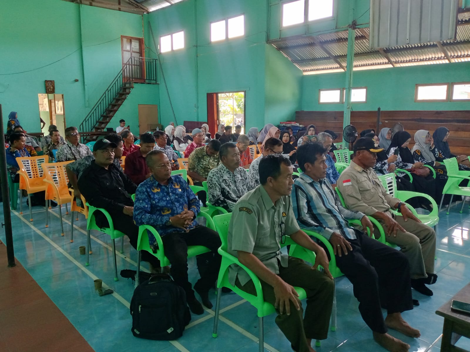 Tingkatkan Kesehatan Masyarakat, Danramil 1208-07/Teluk Keramat Hadiri Lokakarya Mini Lintas Sektor Bidang Kesehatan