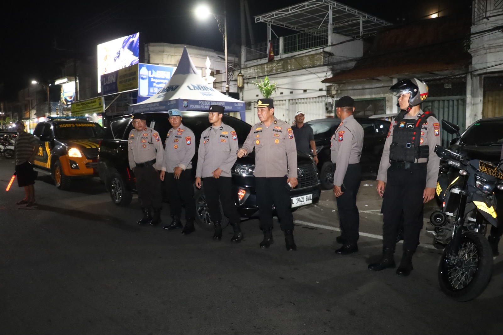 Polres Pelabuhan Tanjung Perak Gelar Patroli Skala Besar, Antisipasi Kejahatan hingga Balap Liar