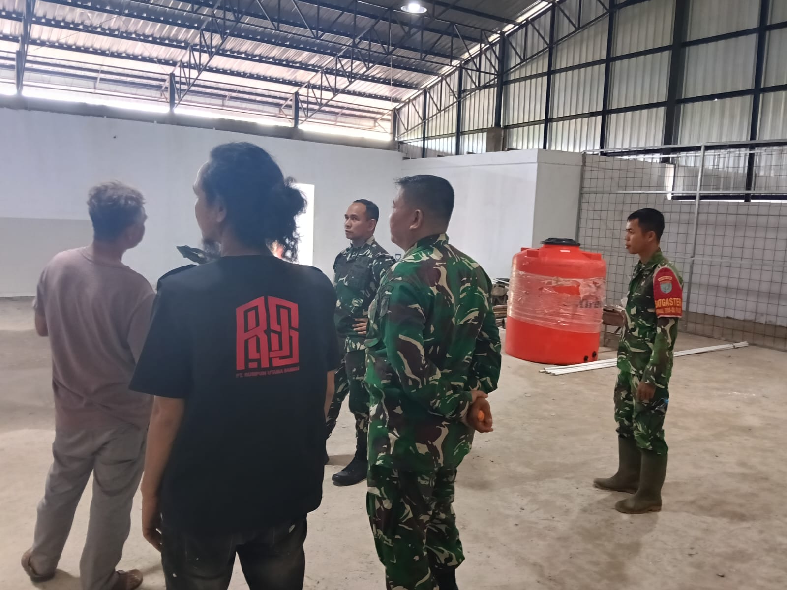 Dandim 1208/Sambas Tinjau Pembangunan Koperasi Desa/Kelurahan Merah Putih di Wilayah Kabupaten Sambas
