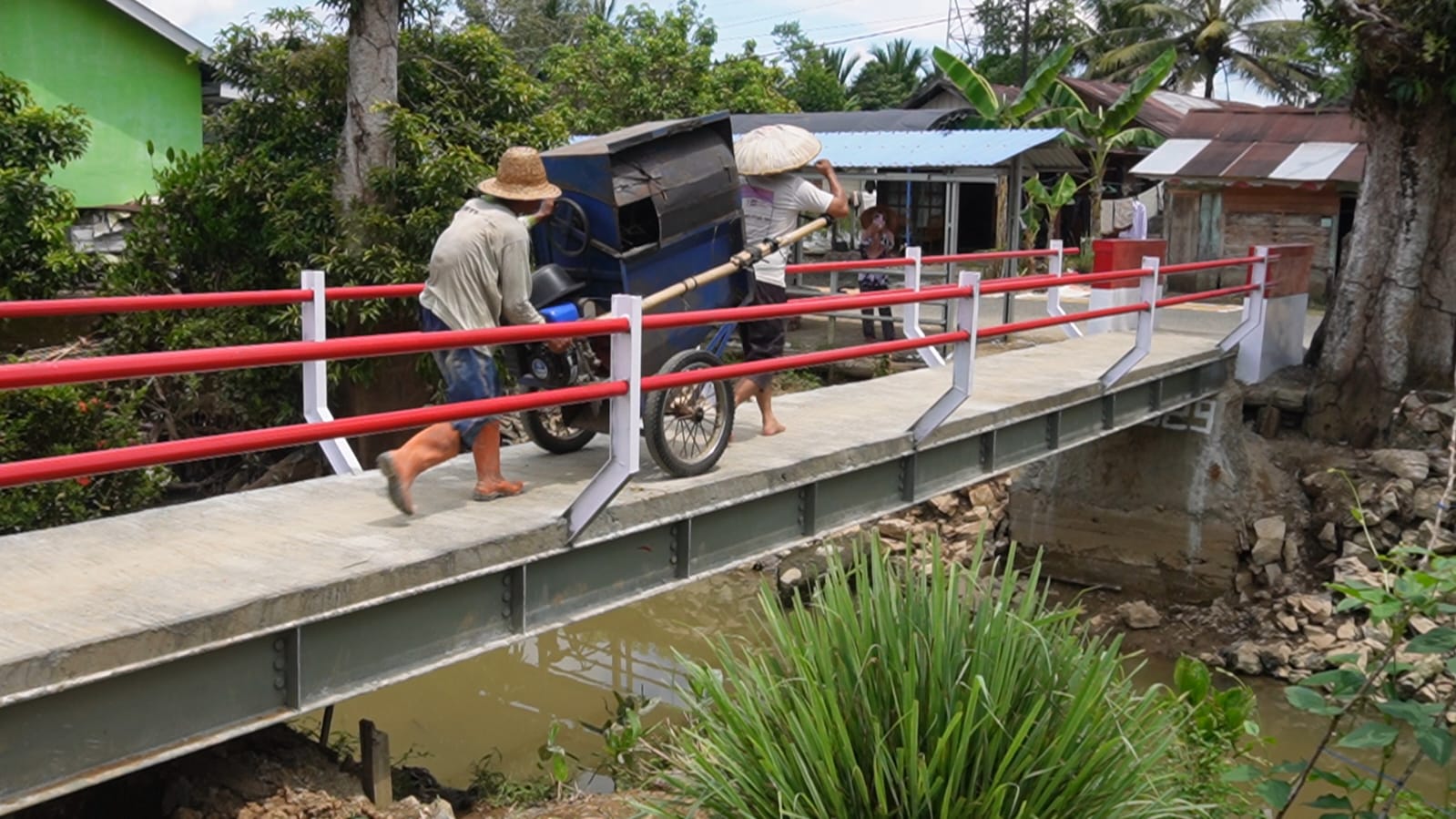 Jembatan Garuda Desa Paya Besar Siap Difungsikan, Pembangunan Tuntas 100 Persen