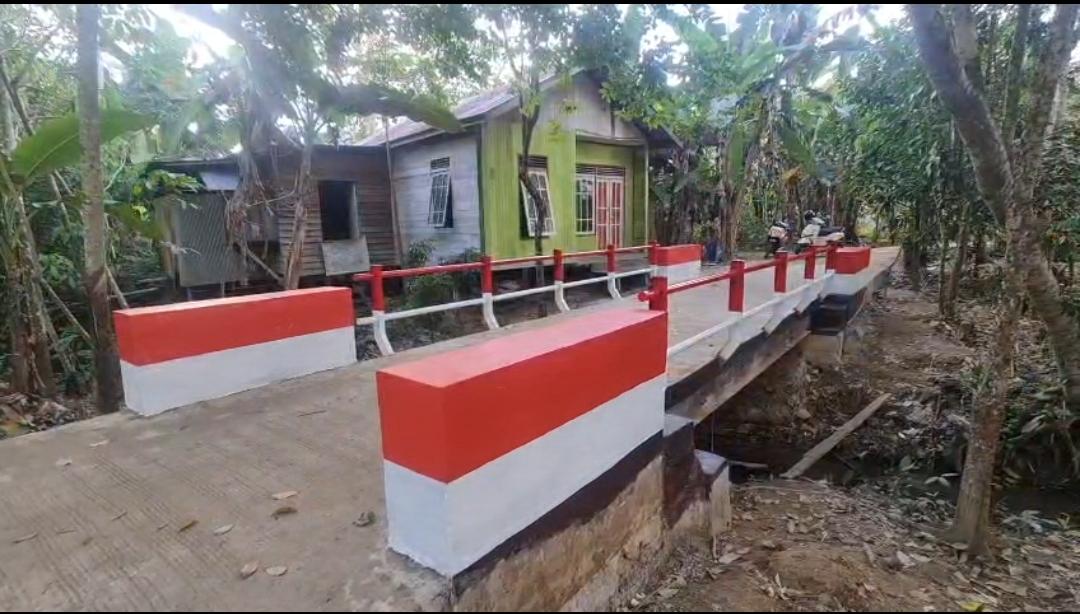 Tuntas Tepat Waktu, Jembatan Garuda di Desa Tanta Kini Mudahkan Aktivitas Warga