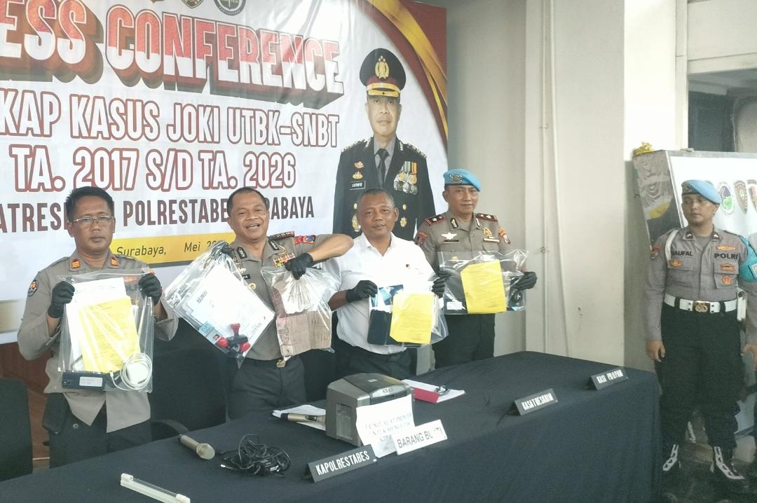 Polrestabes Surabaya Bongkar Jaringan Joki UTBK-SNBT, Diduga Beroperasi di Sejumlah Daerah Sejak 2017 Sampai Dengan 2026