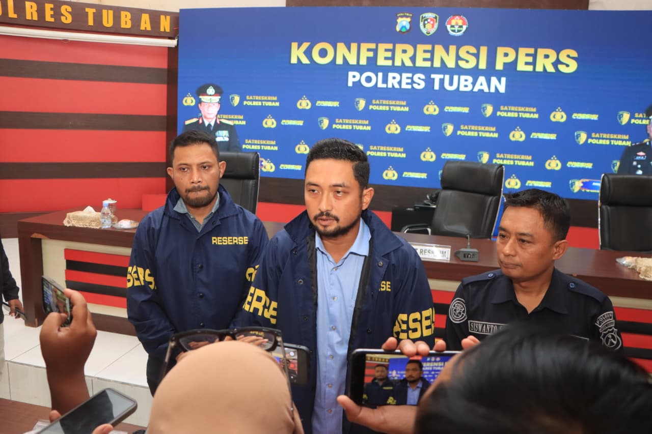 Polres Tuban Ungkap Jaringan Pengedar Uang Palsu 3 Tersangka Diamankan