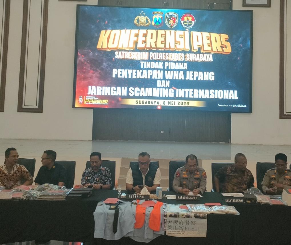 Terbongkar di Surabaya, Jaringan Scamming Internasional Libatkan WN China, Taiwan, dan Jepang