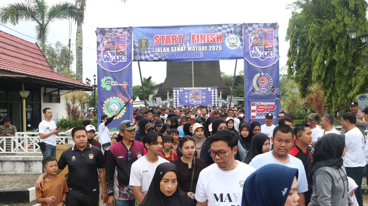 Pasiops Kodim 1008/Tabalong: Kegiatan May Day Pererat Kebersamaan Pekerja dan Masyarakat
