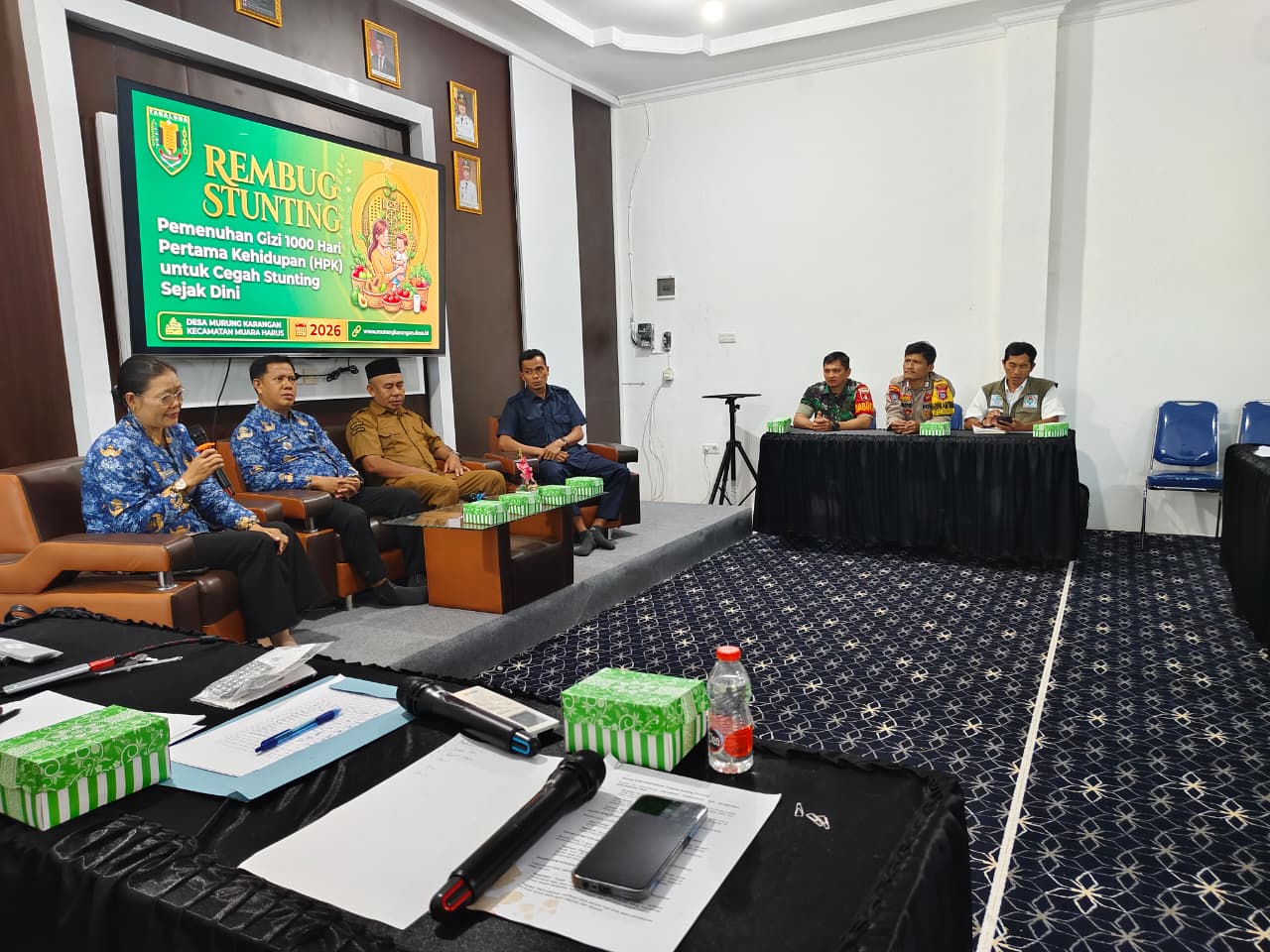 Bentuk Perhatian Babinsa terhadap Anak Bangsa, Rembuk Stunting Digelar di Murung Karangan