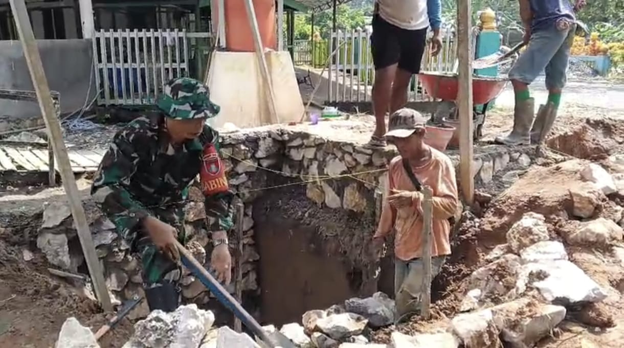 Kodim 1002/HST Kebut Pembangunan Empat Jembatan di Tiga Kecamatan